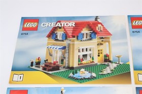 LEGO #6754 ( INSTRUCTION MANUAL ONLY SET OF 4 ) Lego Creator Family Home 
