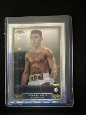 2024 Topps Chrome Boxing Oscar De La Hoya Prism Refractor