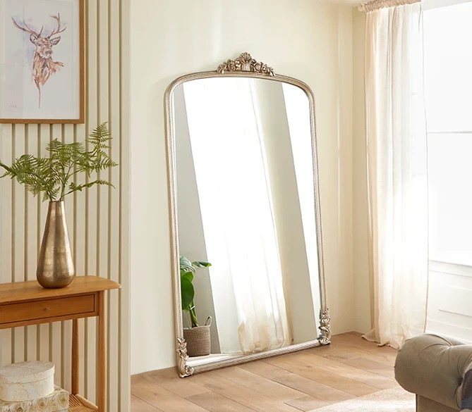 Chatsworth Champagne Oversized Leaner Mirror Floor Design - H 200cm x W 120cm