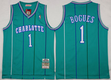 Muggsy Bogues Charlotte Hornets Basketball Jersey - NWT - Multiple Sizes