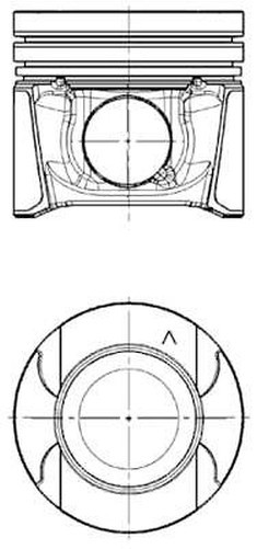 Kolbenschmidt 97504620 Kolben FüR Nissan, Opel, Renault, Vauxhall-image
