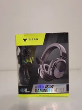 TITAN Wired LED Gaming Headset w/ Color Changing LED PC Xbox PS Nintendo Switch