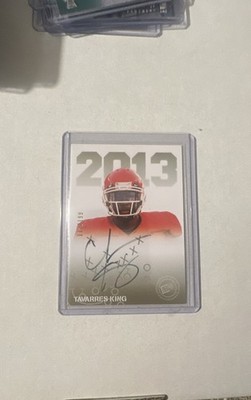 2013 Press Pass - Press Pass Signings Tavarres King #PPS-TK Gold /199 (AU, RC)