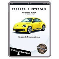 VW Beetle 5C (11-16) Karosserie Unfall Instandsetzung Reparaturhandbuch Download