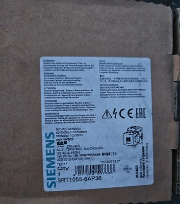3RT1055-6AP36 Siemens, Contattori e relè