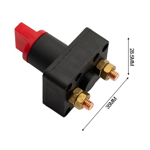 1pc 100A 60V DC Plastic Battery Disconnect Switch For RV/ Boat/yacht 25mm - Picture 3 of 12