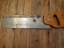 Vintage PENNSYLVANIA SAW CORP No 78 Tempered Spring Steel Box Saw 14” Blade