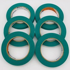 Shurtape CP 631 Green Masking Tape 18MM x 55M Colored General Purpose 6 Rolls