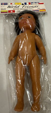vintage Fibre Craft World Friends Native American doll, Item No. 3134 01 8.5"