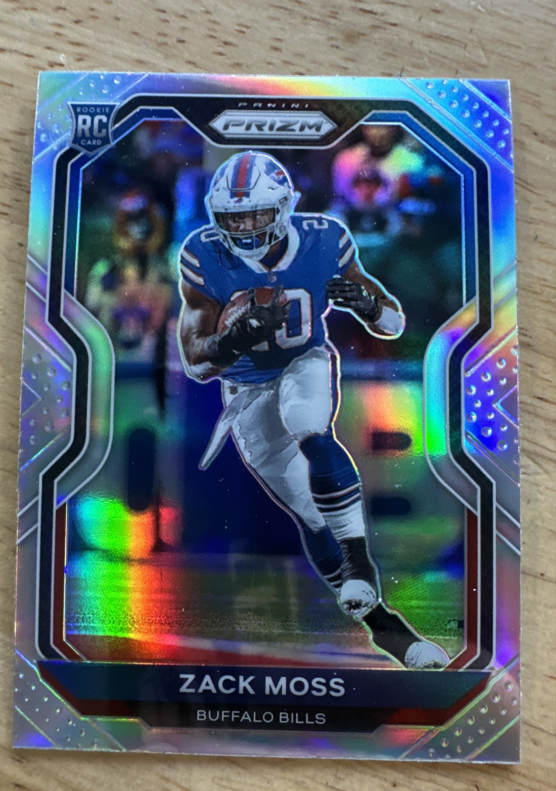 2020 Panini Prizm - Rookie Zack Moss #311 Silver Prizm (RC)