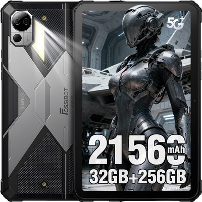 FOSSiBOT DT3 5G Outdoor Tablet 21560mAh 32GB + 256GB Android 15 64MP+32MP FHD+2K