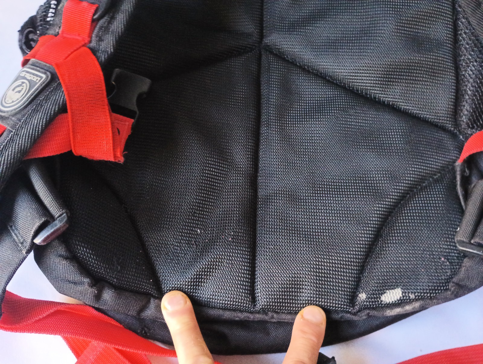 Dragon Backpack Black Red Multiple Pockets Organi… - image 15