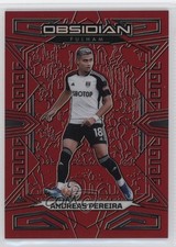 2023 Panini Obsidian Andreas Pereira Blue Finite Electric Etch #54 card