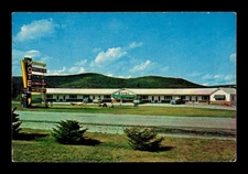 Profile Deluxe Motel U.S. Route 3 Twin Mountains N.H. Mini Advertisment Vtg Card