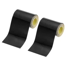 2Pack 2 Inch x 10 FT Reflective Tape High Visibility Safety Warning Tape Black
