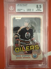 1981/82 O Pee Chee Paul Coffey  RC BGS 8.5 NM-MT+ Oilers  Opc