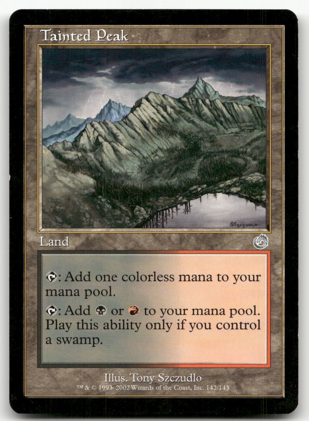 Tainted Peak #142 (LP) Torment TOR Magic MTG