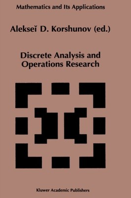 Korshunov - Discrete Analysis and Operations Research - New hardback o - X555z