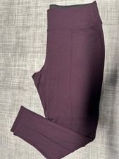 Nine West Women’s Dress Legging Size XL Maroon With Waist Band