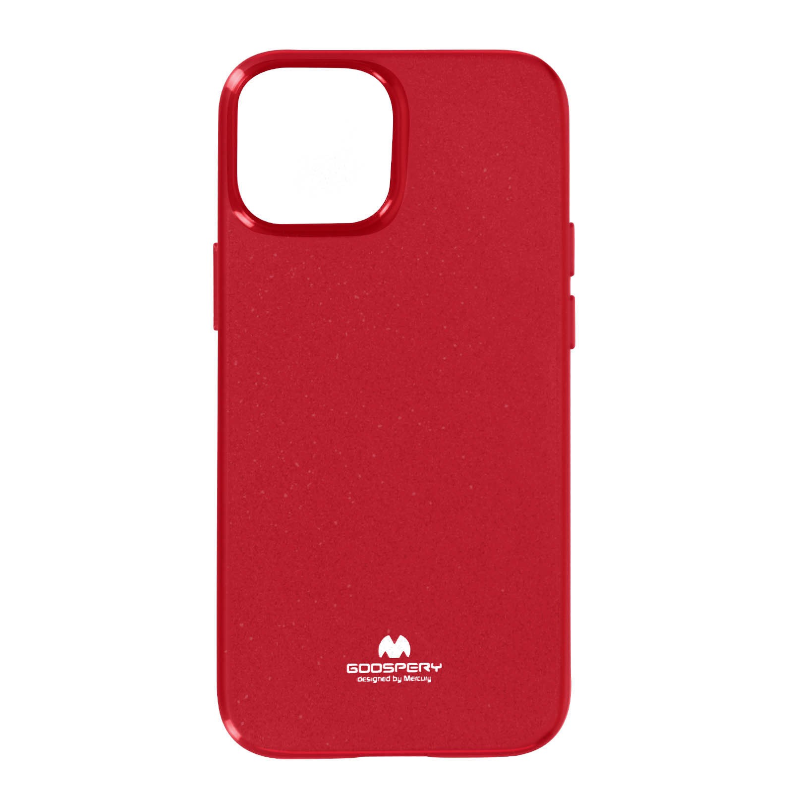 Coque iPhone 13 Mini silicone brillant rouge anti-rayures et glisse