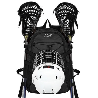 WOLT Lacrosse Bag-Lacrosse Backpack with Two Sticks Holder-Large Field Hockey...