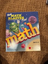 Math Blaster 1991 Software Davidson Math Blaster Software New PC Floppy Disk