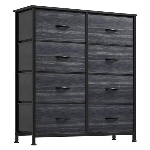8-Drawer Fabric Storage Dresser - Bedroom Closet Organizer Tower-image