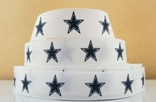 7/8 inch 1 yard Cowboys Football team Dallas Grosgrain Ribbon 1015542