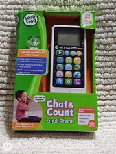 LeapFrog Chat and Count Emoji Phone Fun Learning for Kids Smart Phone New