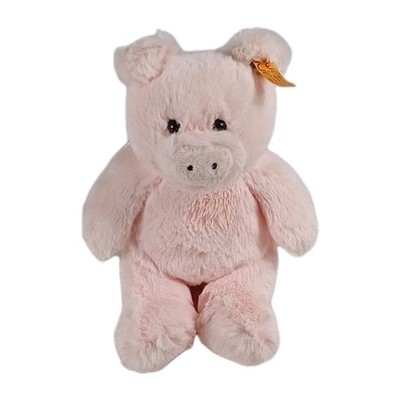 Steiff Oggie Pig Schwein 18 cm   Soft Cuddly Friends   Knopf im Ohr mit Etikett 