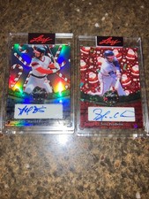 (2) 2025 leaf metal autos terry pendleton 2/2& harold baines 14 /15