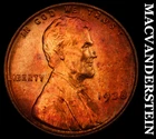 1938 Lincoln Wheat Cent - Choice Gem Brilliant Uncirculated  Color  #J9463