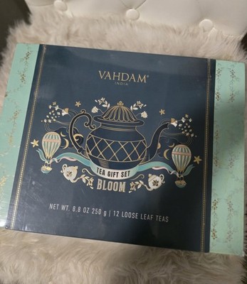 Vahdam Bloom Tea Gift Set 12 Loose Leaf Teas Assortment 250g Indian Pantry