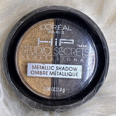 L Oréal HIP Metallic Shadow Duos #806 GILDED 0.8oz RARE. Sealed. Read