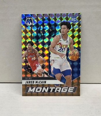 JARED MCCAIN 2024-25 Mosaic Montage BRONZE MOSAIC PRIZM ~ 76ers RC #'d /75