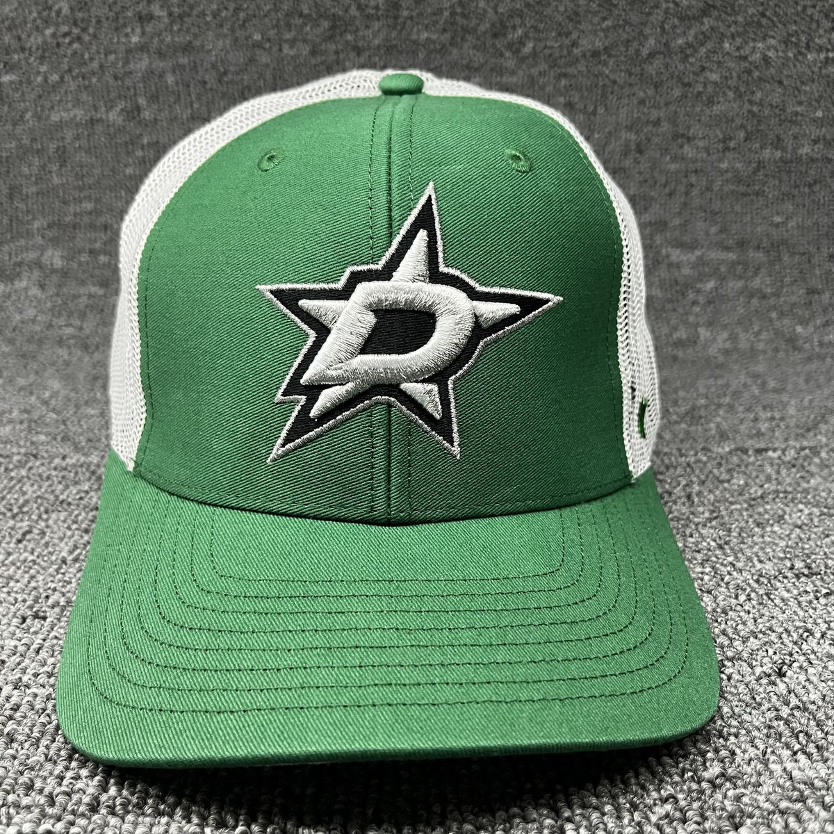 New '47 Brand Dallas Stars NHL Trucker Snapback Hat Green White Mesh Cap