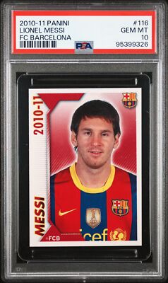2010-11 PANINI FC BARCELONA #116 LIONEL MESSI PSA 10 | eBay 2010-11 PANINI FC BARCELONA #116 LIONEL MESSI PSA 10 | eBay