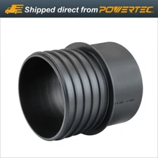 POWERTEC 4" Quick Connect Coupler with Left-Hand Threaded End to 4" I.D. (70284)