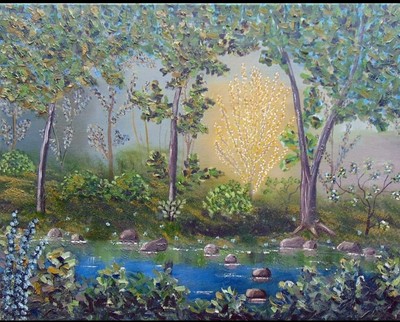 Original Oil Painting on Canvas Handmade Unique Quality New Art Artist Signed 