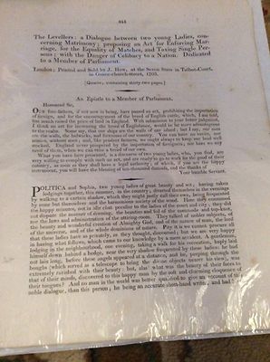 g1c old undated reprinted article ladies discuss matrimoney 1703