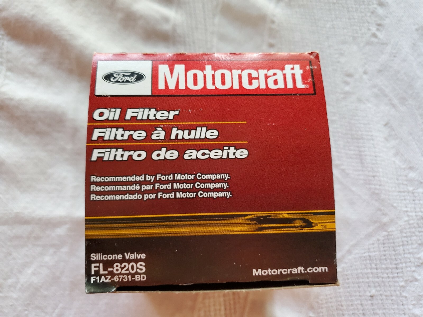 Engine Oil Filter Motorcraft FL820 eBay