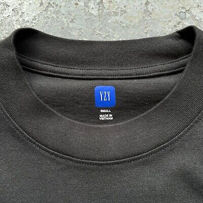 Yeezy YZY x GAP T Shirt UNRELEASED Premium Boxy Blank Black Yeezy YZY x GAP T Shirt UNRELEASED Premium Boxy Blank Black