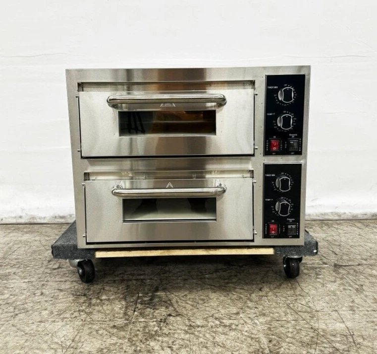 NEW Commercial Double Deck Pizza Oven Electric Stone Bakery Cooker Wings NSF
Opens in a new window o