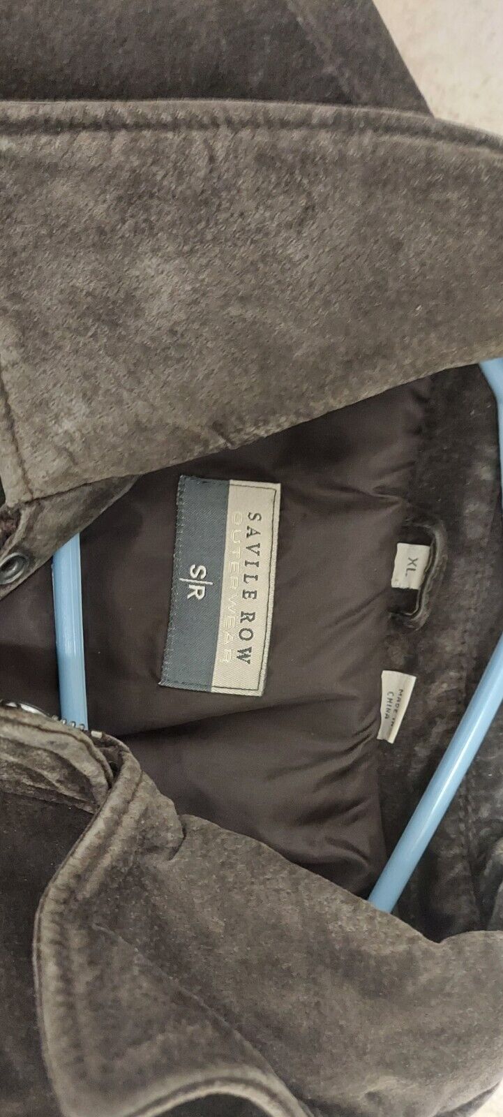 Savile Row Outerwear Jacket Mens Sz XL Vtg Brown … - image 3