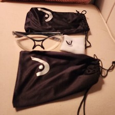 Head Racquetball / Squash Clear Safety Glasses Eyewear HP Protection wristband
