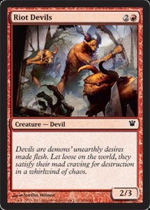 Riot Devils x4 - Innistrad - NM-Mint, English - Innistrad