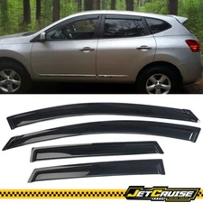 Fits 09-13 Nissan Rogue 14-15 Rogue Select Acrylic Window Visors Rain Sun Guard