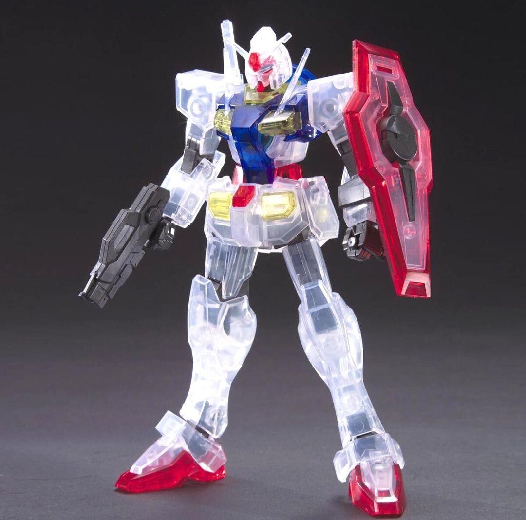Gundam EXPO HG 1/144 Gundam Exia Repair II & 0 Gundam Clear Color
