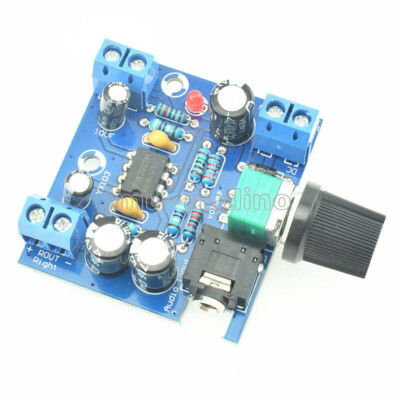 DC5V-12V TDA2822 Dual Channel Stereo Mini Audio Power Amplifier Board AMP Module