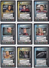 Star Trek Voyager CCG TCG Rare & Dual Affiliation Card Selection
